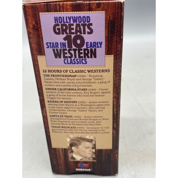 Hollywood greats In the early westerns VHS set of 3 12 hours READ - Picture 5 of 6